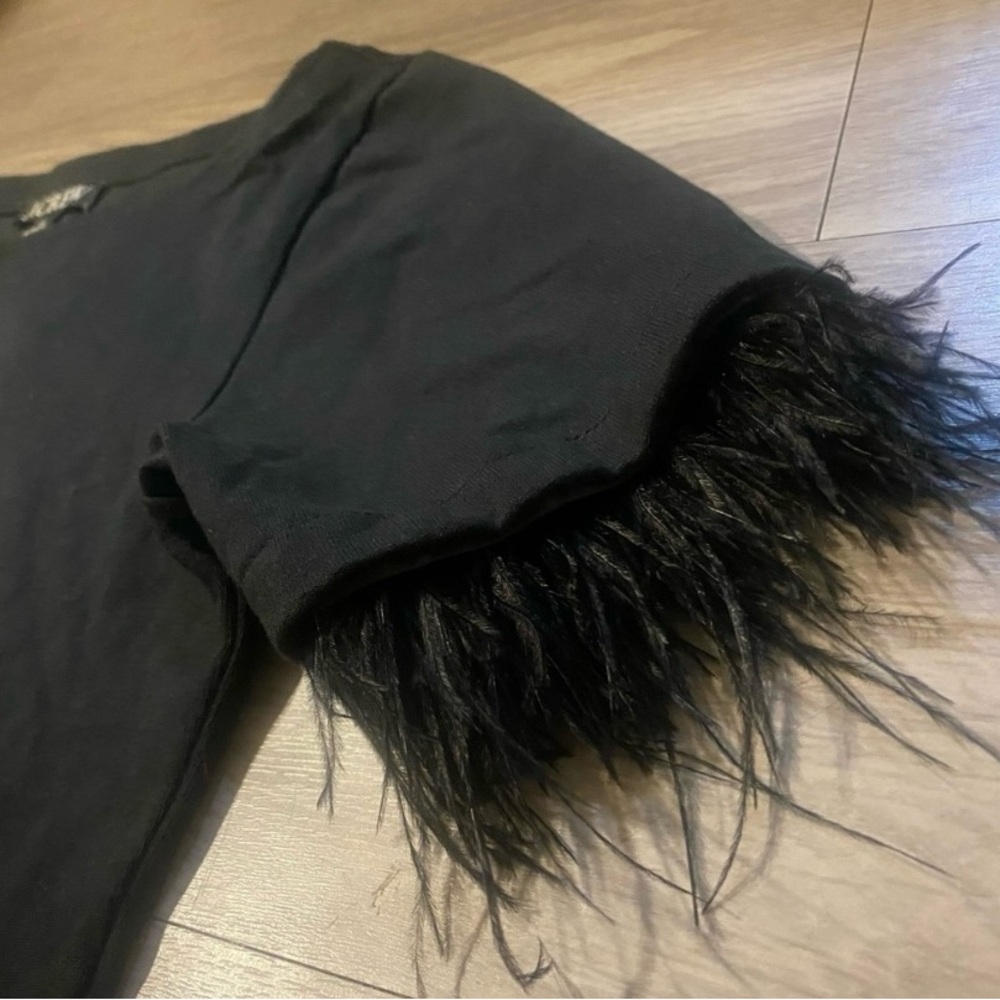 🚨 RARE FIND| REAL Ostrich Feather Top NWT | Vintage Y2K J.Crew - Picture 3 of 7